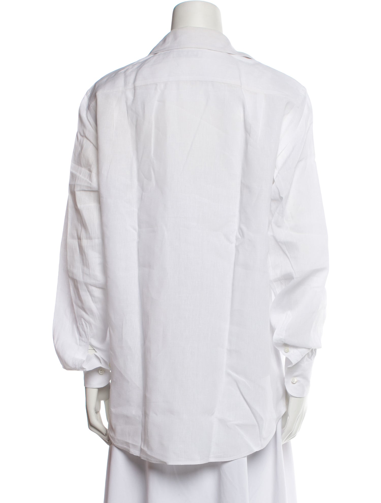 Loro Piana Linen Long Sleeve Dress Shirt